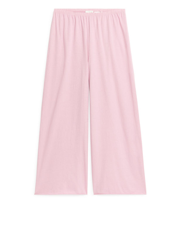 ARKET Cotton Pyjama Trousers Pink