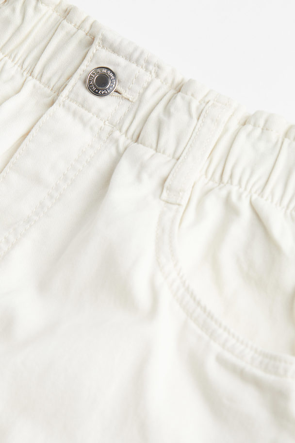 H&M Shorts High Waist White