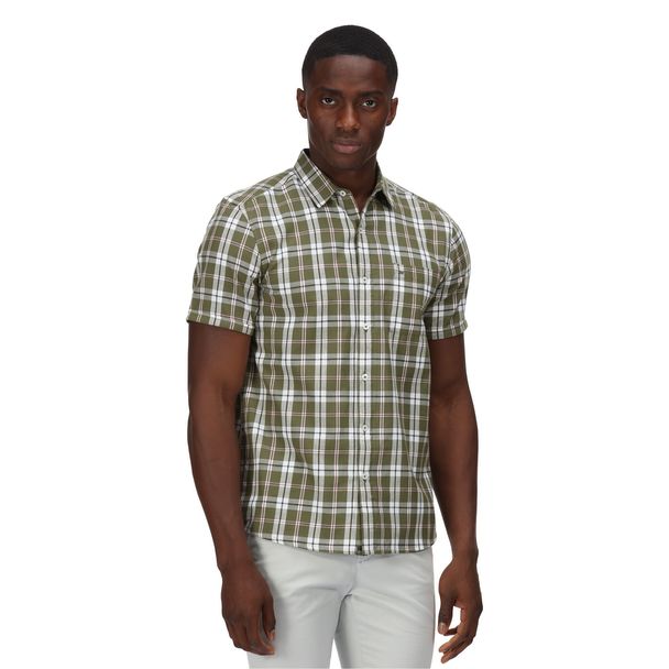 Regatta Regatta Mens Ryker Checked Short-sleeved Shirt