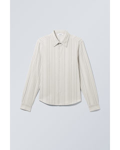 Oscar Regular Striped Shirt Mole Stripes