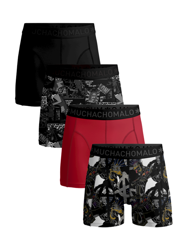Muchachomalo 4er-Pack Boxershorts Herren - Weicher Bund - perfekte Qualität