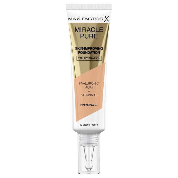 Max Factor Max Factor Miracle Pure Skin-improving Foundation 40 Light Ivory 30ml