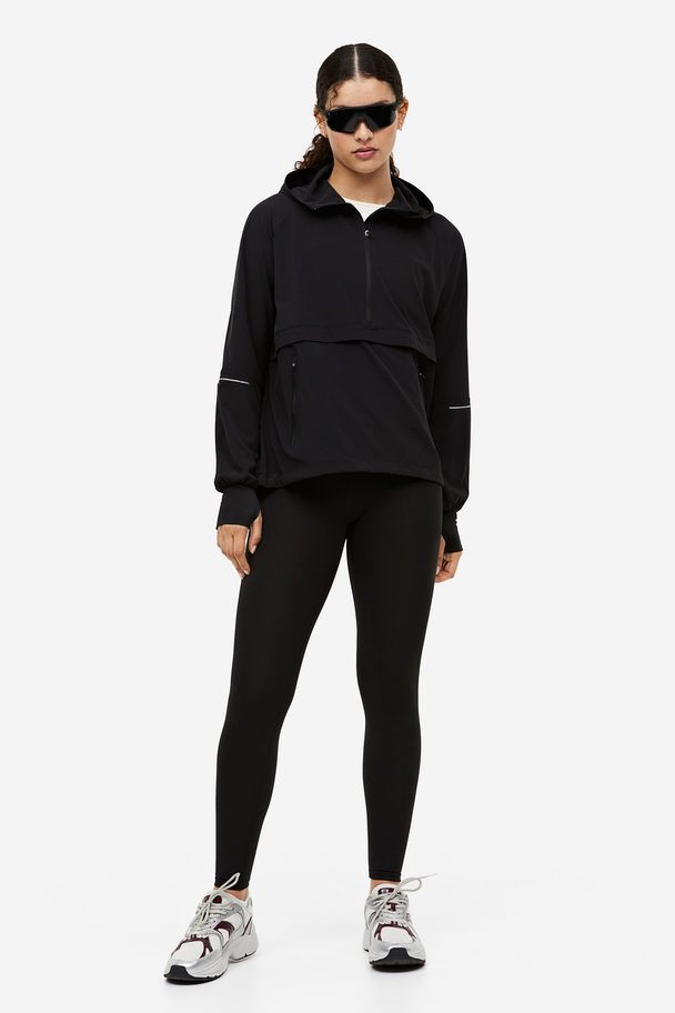 H&M Hardloopjack – Relaxed Fit Zwart