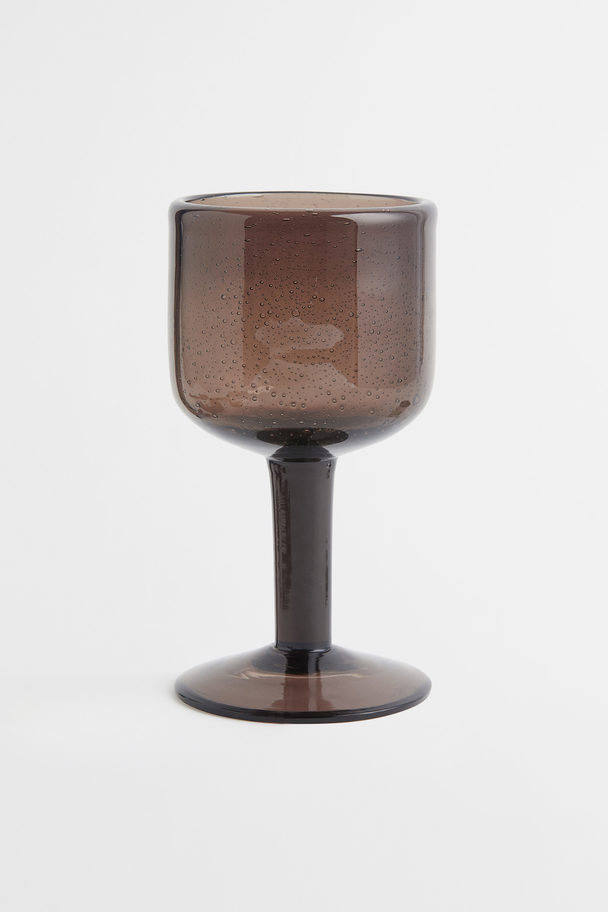 H&M HOME Wine Glass Brown