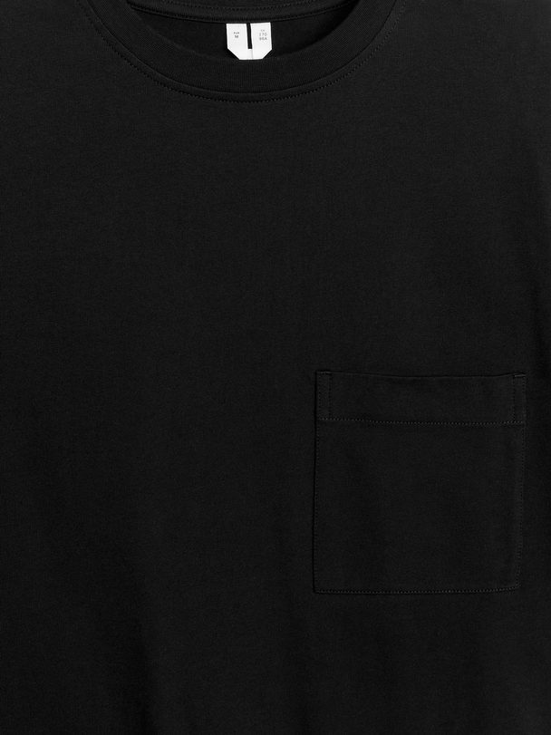 ARKET Oversized Heavyweight T-shirt Black