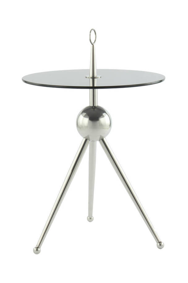 360Living SideTable Ontario 325 silver / grey