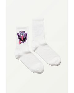 Eleven Jacquard Socks Monster