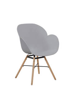 Chair Amalia 110 2er-Set grey