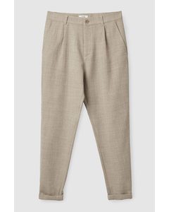Relaxed-fit Tapered Chinos Light Beige