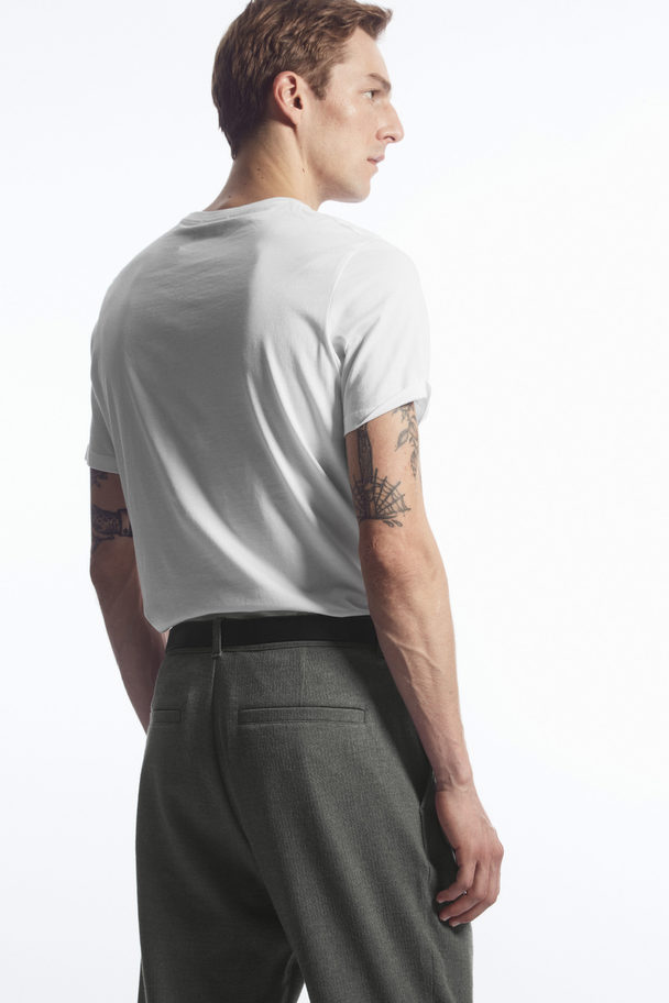 COS Tapered Wool Chinos Grey