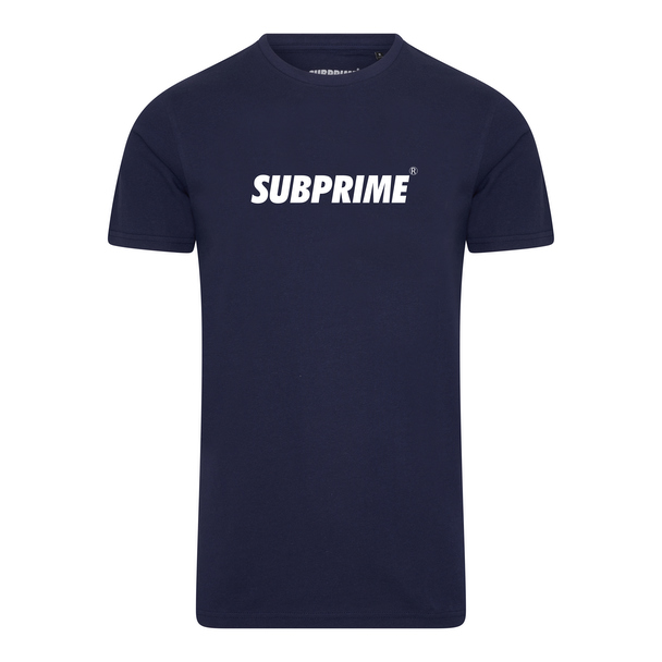 Subprime Subprime Shirt Basic Navy Blauw
