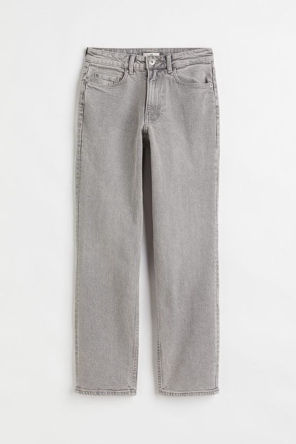 H&M Slim Regular Ankle Jeans Grey