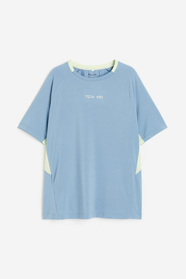 H&M Sportshirt Van Drymove™ Lichtblauw