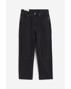 Loose Jeans Schwarz