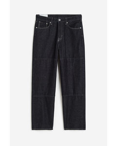 Loose Jeans Dunkelblau