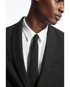 Linen Tie Black