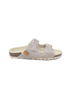 Cotton Gray Textile Home Slippers
