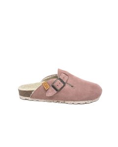 Peace Pink Suede Home Slippers
