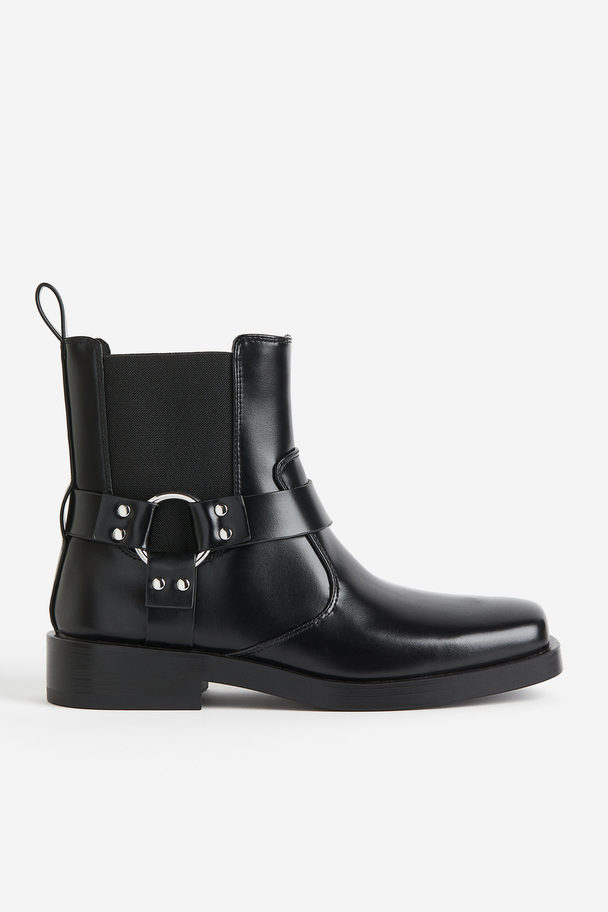H&M Boots Zwart