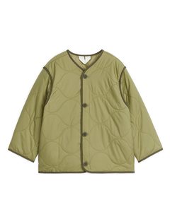 Quilted Jacket Green