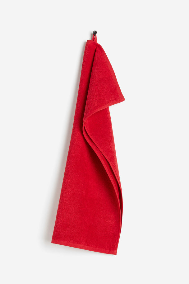 H&M HOME Håndklæde I Bomuldsfrotté Rød
