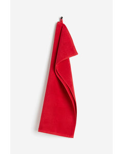 Terry Hand Towel Red