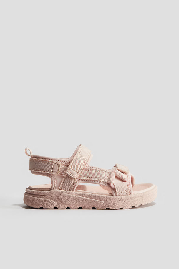 H&M Sandalen Dusty Lichtroze