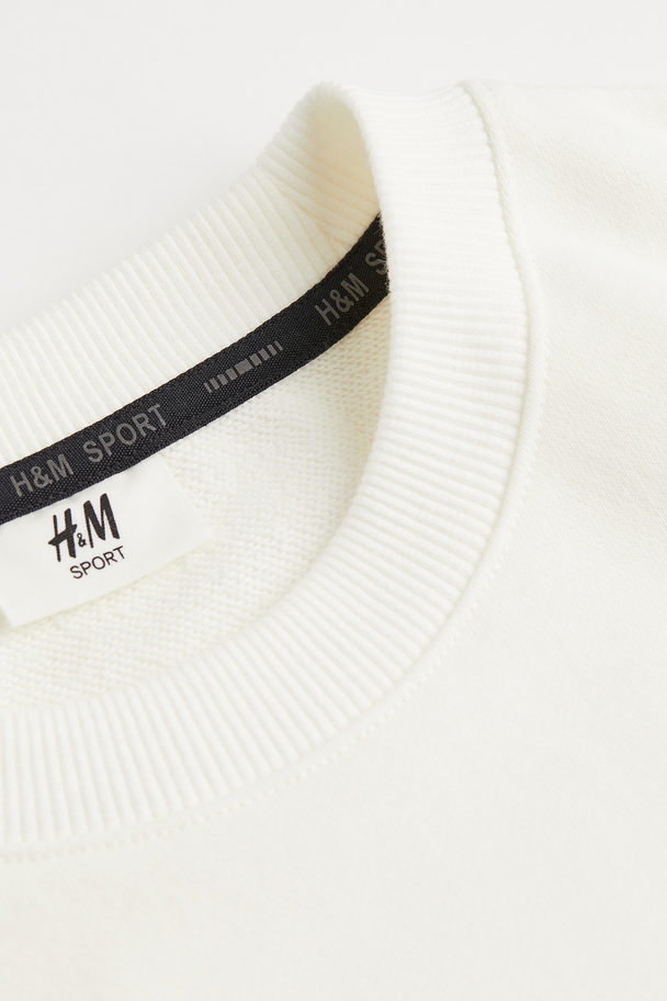 H&M Sportshirt - Relaxed Fit Wit