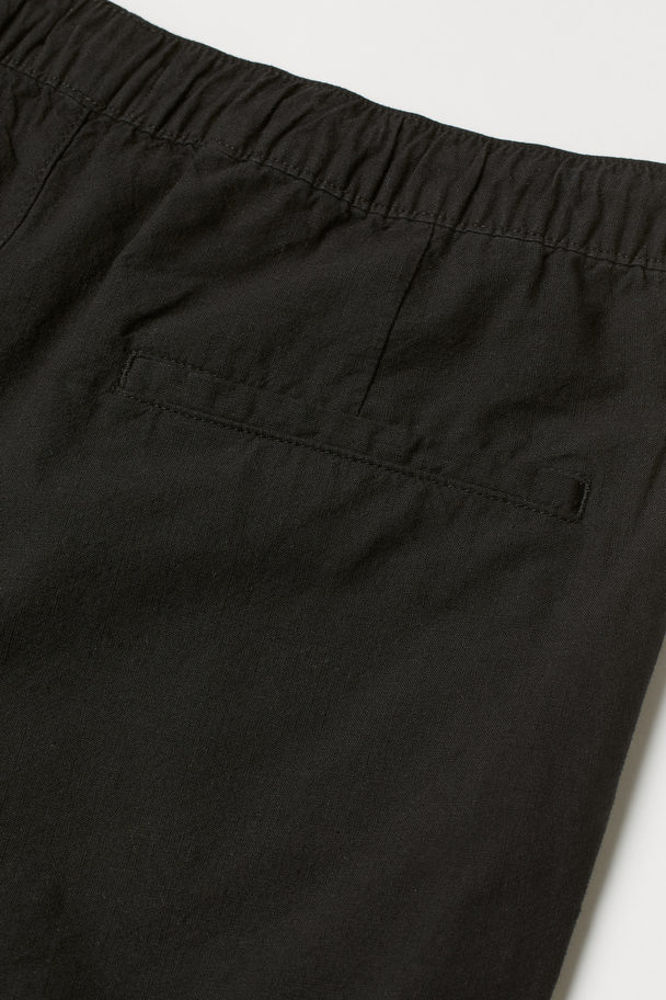 H&M Cotton Shorts Black