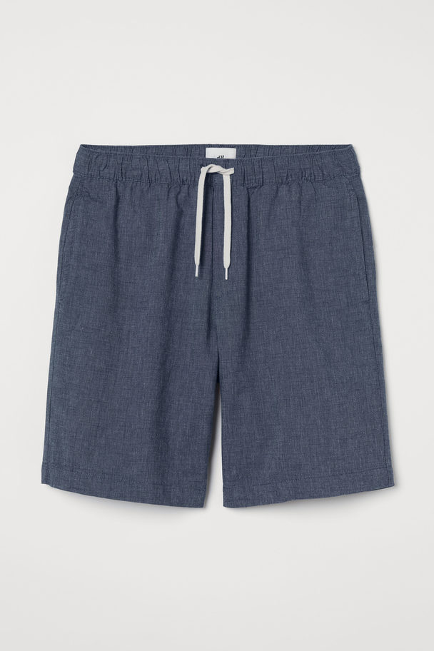 H&M Cotton Shorts Blue