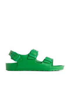 Birkenstock Milano Eva-sandaler För Barn Grön