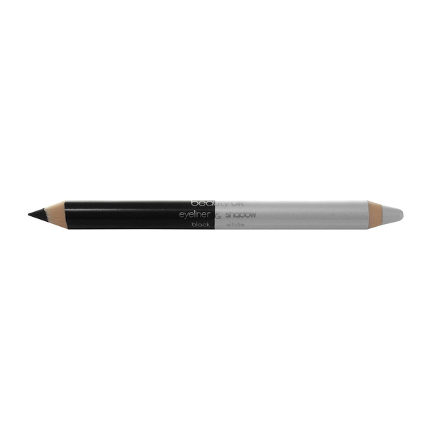beautyuk Beauty UK Double Ended Jumbo Pencil no.1 - Black&amp;White
