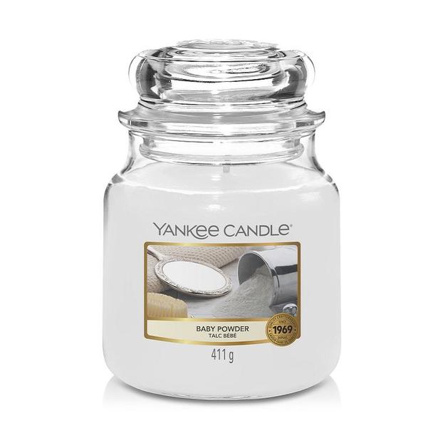 Yankee Candle Yankee Candle Classic Medium Jar Baby Powder  411g