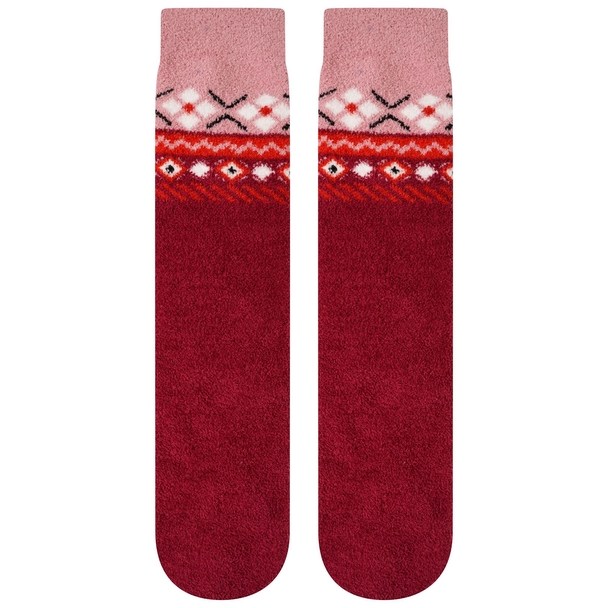Dare 2B Dare 2b Unisex Adult Festivity Fair Isle Fluffy Christmas Socks