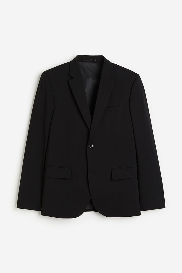 H&M Skinny Fit Jacket Black