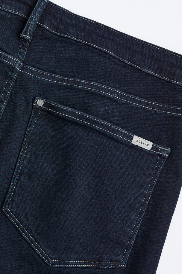 H&M H&m+ Shaping Regular Jeans Dark Denim Blue