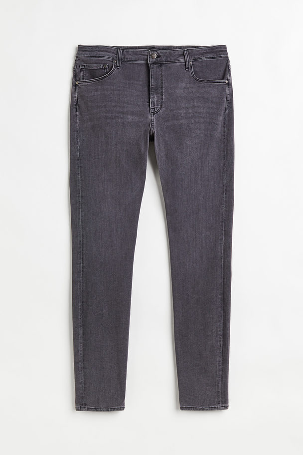 H&M H&m+ Shaping Regular Jeans Donkergrijs
