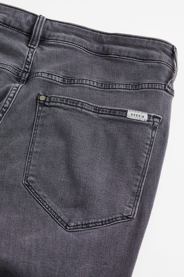 H&M H&m+ Shaping Regular Jeans Donkergrijs