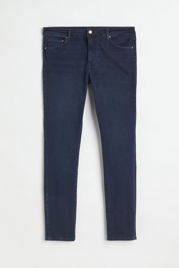 H&M H&m+ Shaping Regular Jeans Blauwzwart