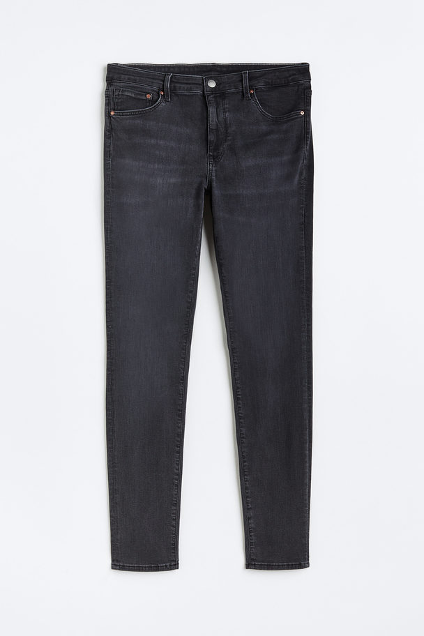 H&M H&m+ Shaping Regular Jeans Zwart