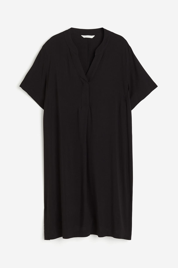 H&M Viscose Tunic Dress Black