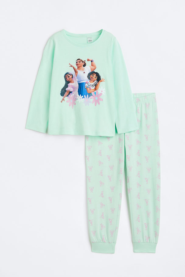 H&M Jersey Pyjamas Light Turquoise/encanto