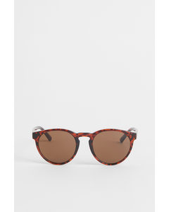 Round Sunglasses Brown/tortoiseshell-patterned