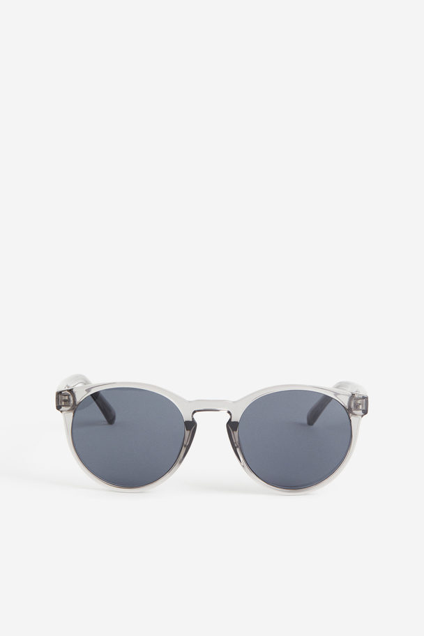 H&M Runde Sonnenbrille Grau