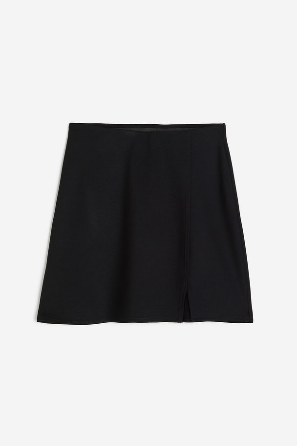 H&M Jersey Mini Skirt Black