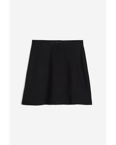 Jersey Mini Skirt Black