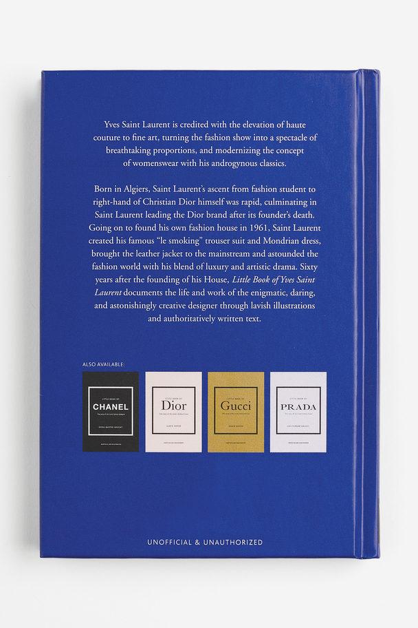 H&M HOME Little Book Of Yves Saint Laurent Blue