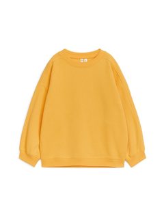 Oversized-Sweatshirt Gelb