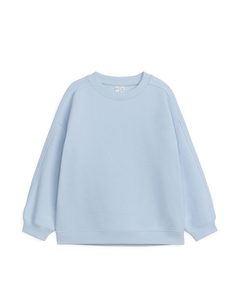 Oversized-Sweatshirt Hellblau