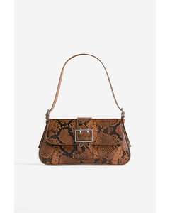 Shoulder Bag Brown/snakeskin-patterned